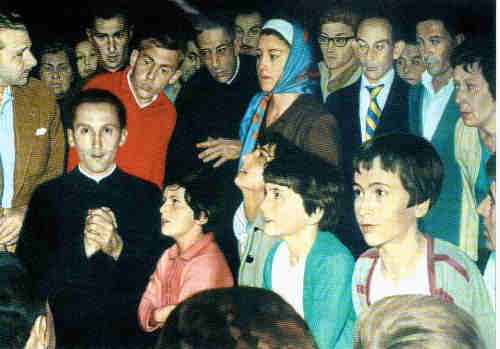 Pater Lui ziet het wonder